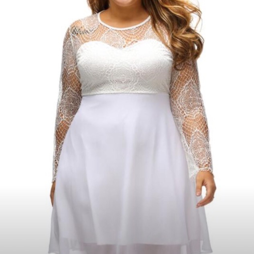 White dress